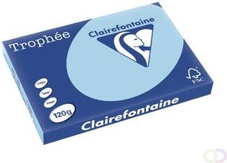 Clairefontaine Trophée Pastel gekleurd papier A3 120 g 250 vel blauw